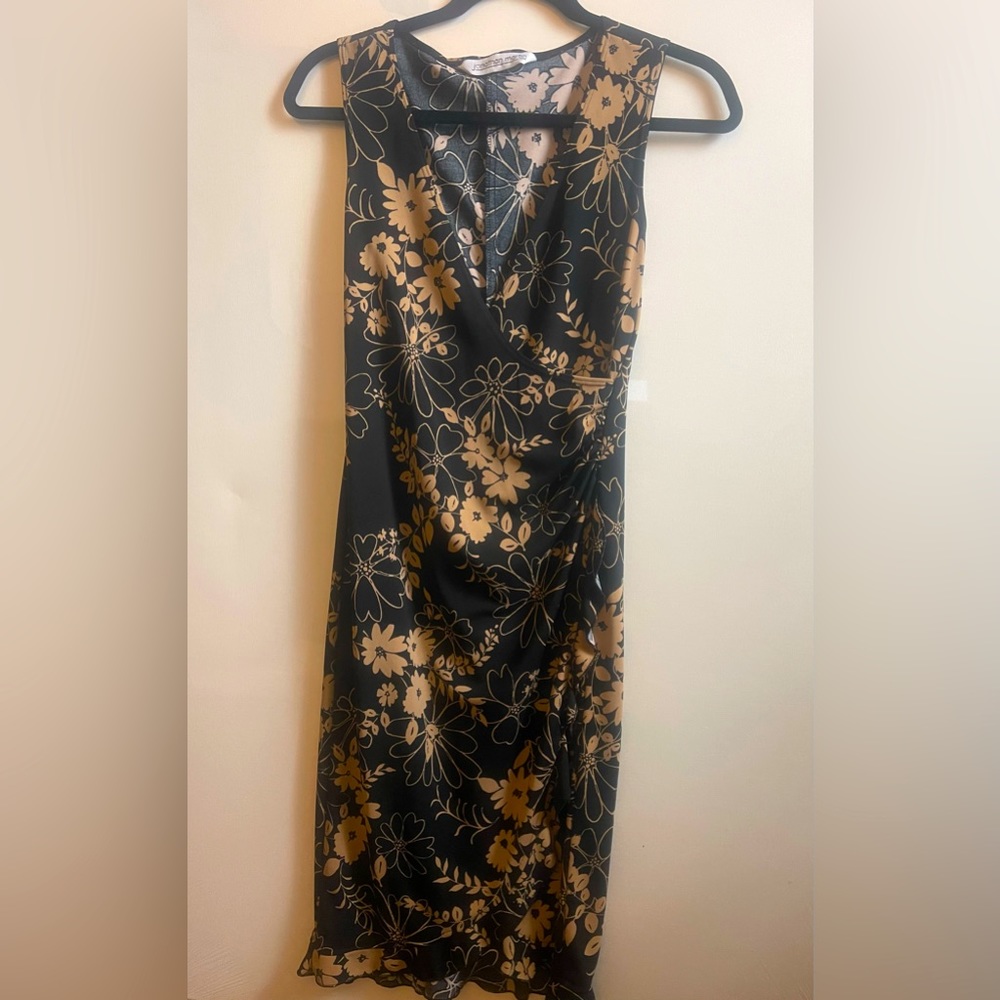 Black V Neck Dress